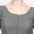 Pujia Mills Women's Phantom Silk Daily Wear Half Sleeve Round Neck Plain Grey Saree Blouse