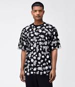 Black Polka Dot Tulle Mens T-Shirt