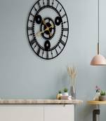 Gold Needle Roman Numerals Wall Clock