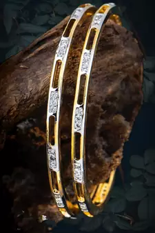 White bangles-and-bracelets
