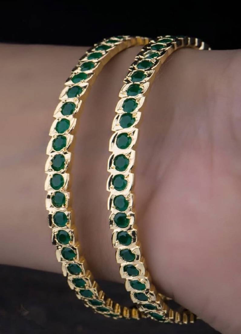 Green bangles-and-bracelets