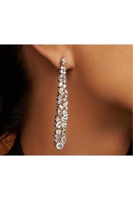 Earring Crafted With Zircons 1