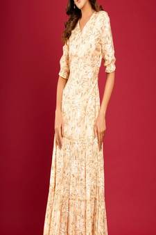 MUSLIN PRINTED DRESS