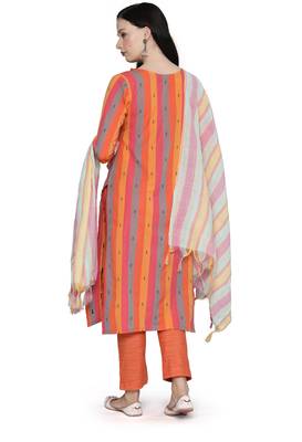 Multicolor weaved cotton salwar 2