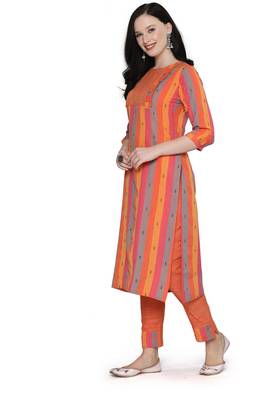 Multicolor weaved cotton salwar 3