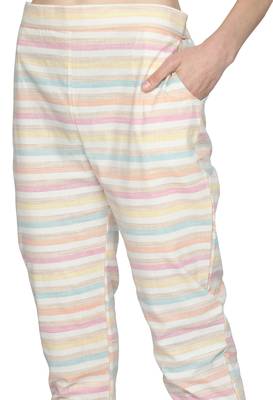 Off-white weaved cotton salwar 3