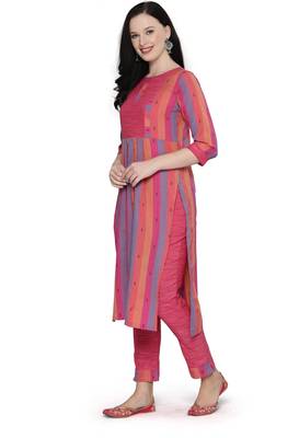Multicolor weaved cotton salwar 3