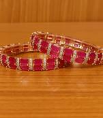 Red bangles-and-bracelets
