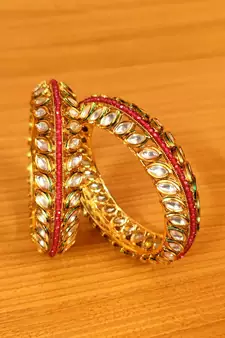 Red bangles-and-bracelets