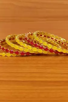 Multicolor bangles-and-bracelets