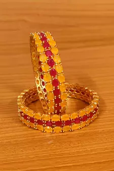 Multicolor bangles-and-bracelets