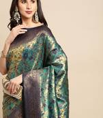Banarasi silk saree with Woven design