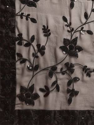 softy georgette print saree 4