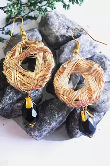 Weaved Mesh Earrings