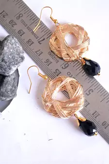 Weaved Mesh Earrings