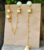 Sajh Dhaj Ke Earrings In Blue.