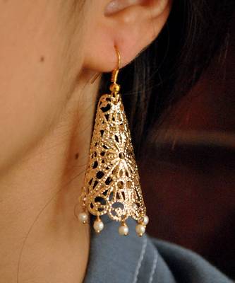 Cone Filigree Earrings 1