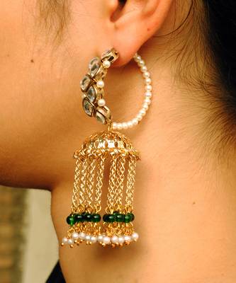 Joyful Jhoomar Hoop Earrings 2
