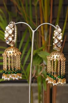Joyful Jhoomar Hoop Earrings