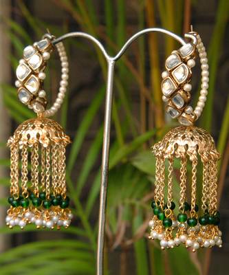 Joyful Jhoomar Hoop Earrings 4