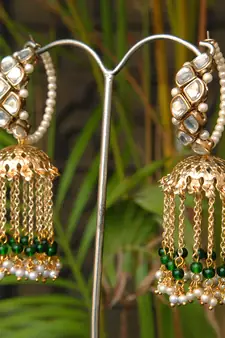 Joyful Jhoomar Hoop Earrings