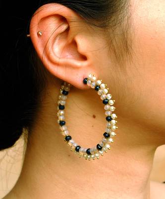 Duotone Hoops Earrings 1