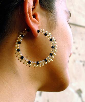 Duotone Hoops Earrings 2