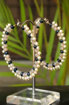 Duotone Hoops Earrings