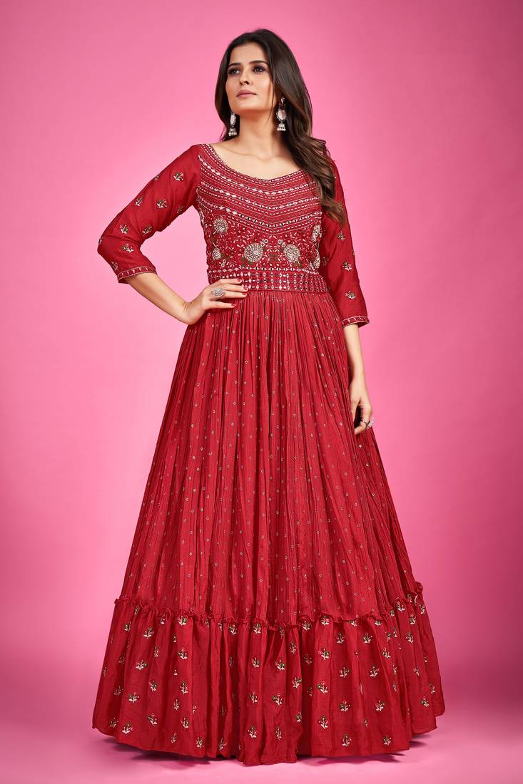 green emerald velvet dress Sakkas Emma Embroidered Stonewashed Rayon Dress