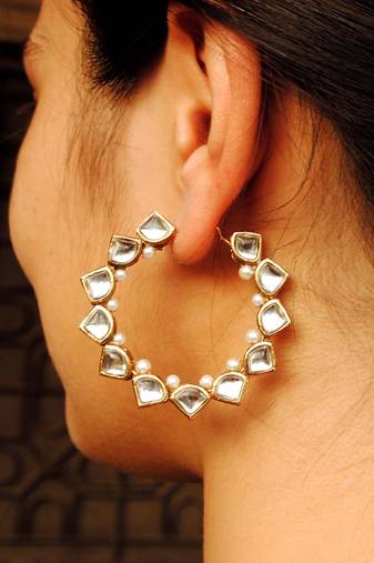 Stardust Hoop Earrings