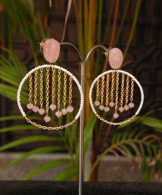 Swinging Lights Hoop Earrings 4