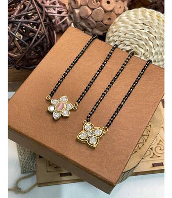 Yellow diamond mangalsutra 1