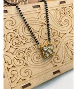 Yellow diamond mangalsutra