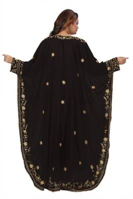 Multicolor embroidered georgette long-kurtis 3