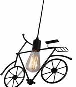 Stylish Hanging Cycle Ceiling Hanging Light Lamp With Bulb