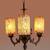 Ceiling Chandelier With Decorative Glass Lamp Shade Designer Lighting Effect