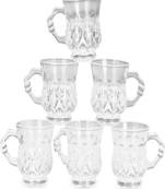 Designer & Stylish Transparent Tea/Coffee Cup Glass Pack of 6