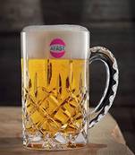 Multipurpose Beer Mug Glass Set With Handle Set Of 1