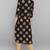 Girlish And Ethnic Black Colour Dola silk Kurti With Botanical Printed Texture