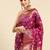 Light violet woven kanchipuram silk saree with blouse