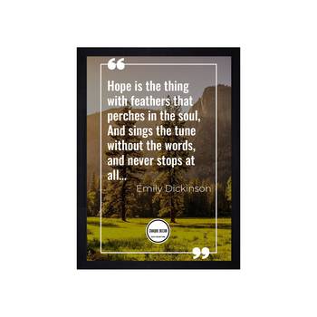 Chaque Decor Motivational Quote Texture Paper Framed Art Print for Living Room, Office, Library | 14X20 Inches 1