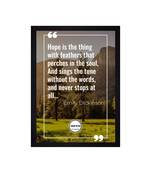 Chaque Decor Motivational Quote Texture Paper Framed Art Print for Living Room, Office, Library | 14X20 Inches