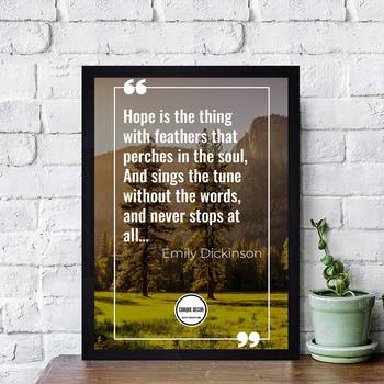 Chaque Decor Motivational Quote Texture Paper Framed Art Print for Living Room, Office, Library | 14X20 Inches 4