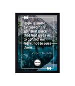 Chaque Decor Motivational Quote Texture Paper Framed Art Print for Living Room, Office, Library | 14X20 Inches