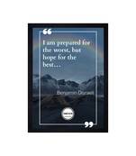 Chaque Decor Motivational Quote Texture Paper Framed Art Print for Living Room, Office, Library | 14X20 Inches