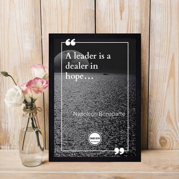 Chaque Decor Motivational Quote Texture Paper Framed Art Print for Living Room, Office, Library | 14X20 Inches 4