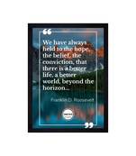 Chaque Decor Motivational Quote Texture Paper Framed Art Print for Living Room, Office, Library | 14X20 Inches