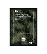 Chaque Decor Motivational Quote Texture Paper Framed Art Print for Living Room, Office, Library | 14X20 Inches