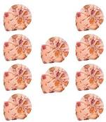 Zaridhar || Special Floral Pagdi/ Turban Wedding/function for Men & Women (Free Size) II Pack of 10 || Orange