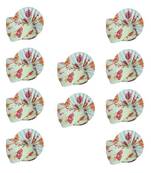 Zaridhar || Special Floral Pagdi/ Turban Wedding/function for Men & Women (Free Size) II Pack of 10 || Green